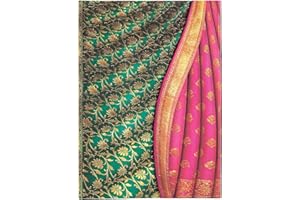 Ferozi Midi Lined Hardcover Journal, 144pg, 120GSM by Paperblanks (Varanasi Silks and Saris)
