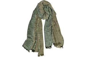 GERINLY Color Block Fall Scarf for Men Long Neck Wraps Shawl Urbanstyle Scarf Gift for Men
