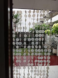 Amazon Com Zyclssrv Shell Crystal Beads Curtain Home Commercia