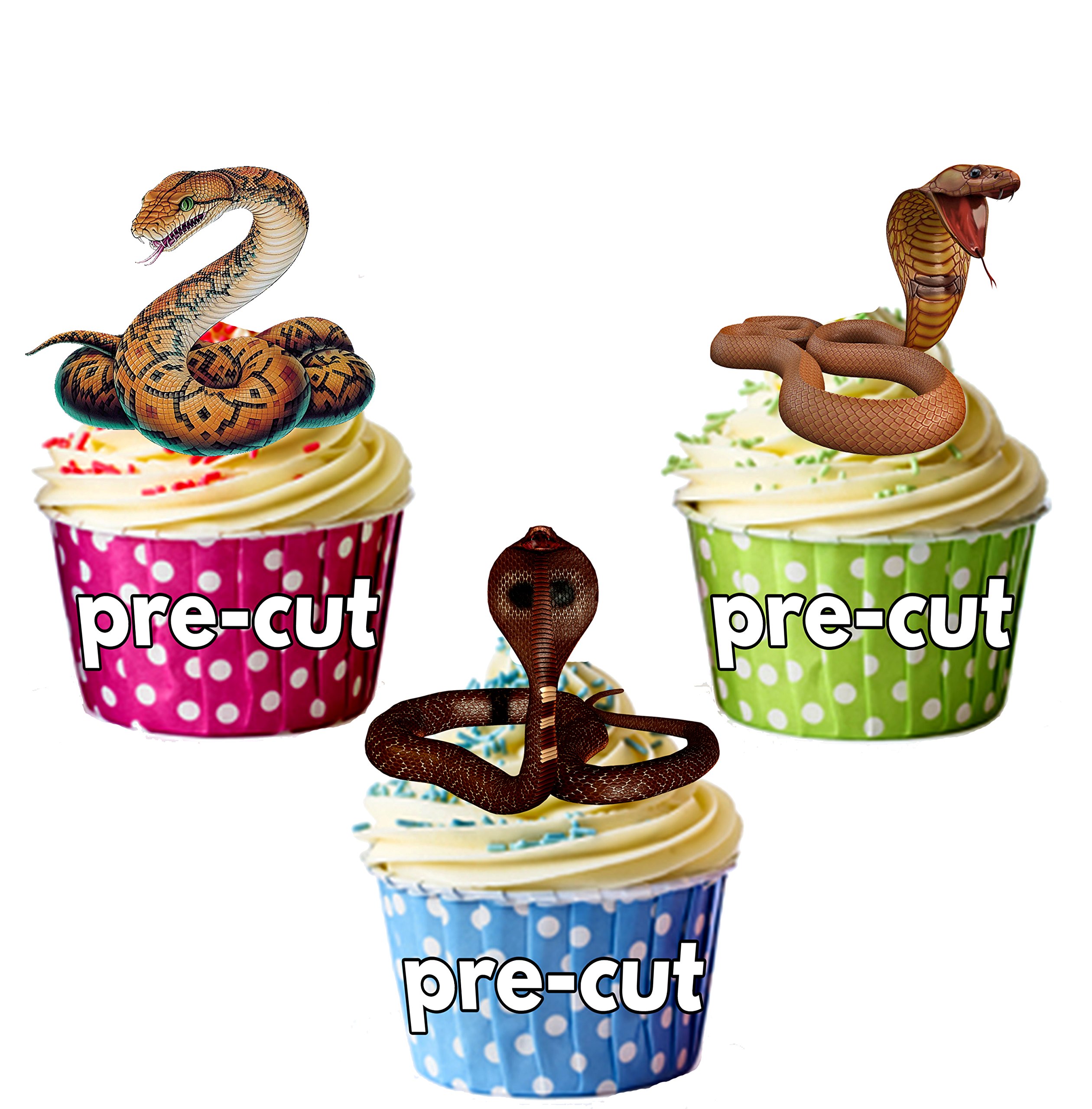 reptile cupcake toppers