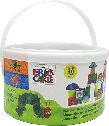 hungry caterpillar wooden blocks