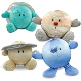 Celestial Buddies Gas &amp; Ice Giants 4 Piece Bundle Jupiter Saturn Uranus Neptune Science Astronomy Space Solar System Educational Plush Planet Toys