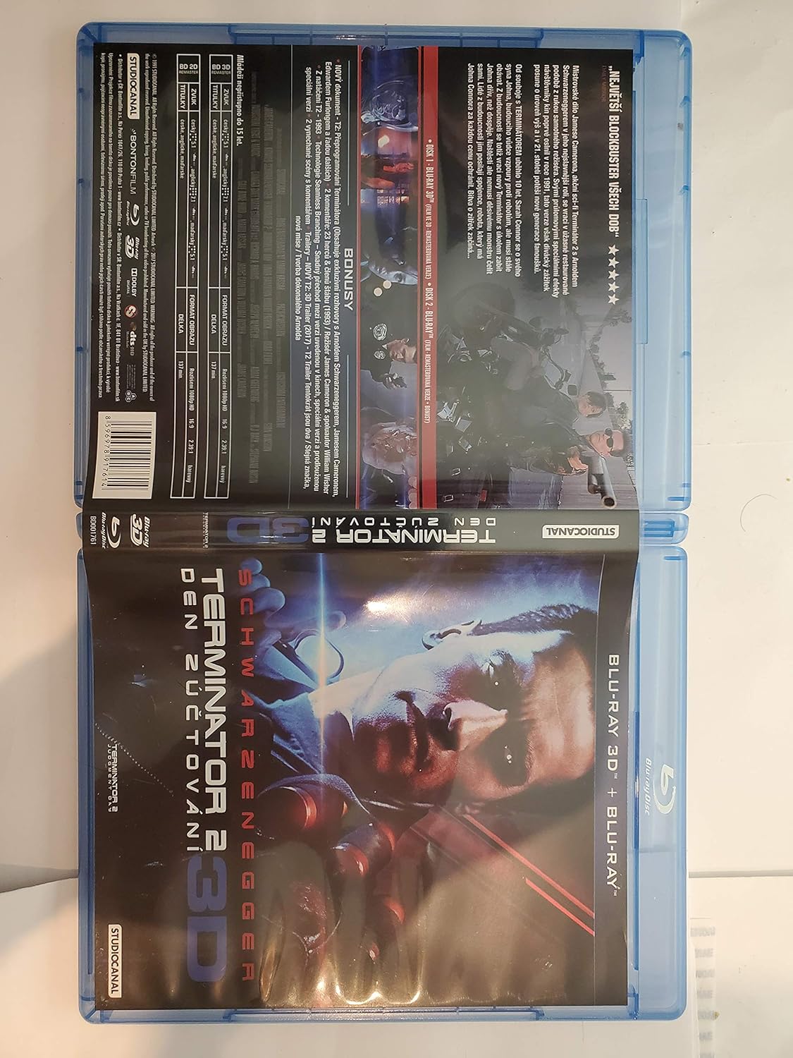 Amazon Com Terminator 2 Judgment Day 3d Region Free Import 2 Disc Set Blu Ray 3d With A Slip Cover Movies Tv