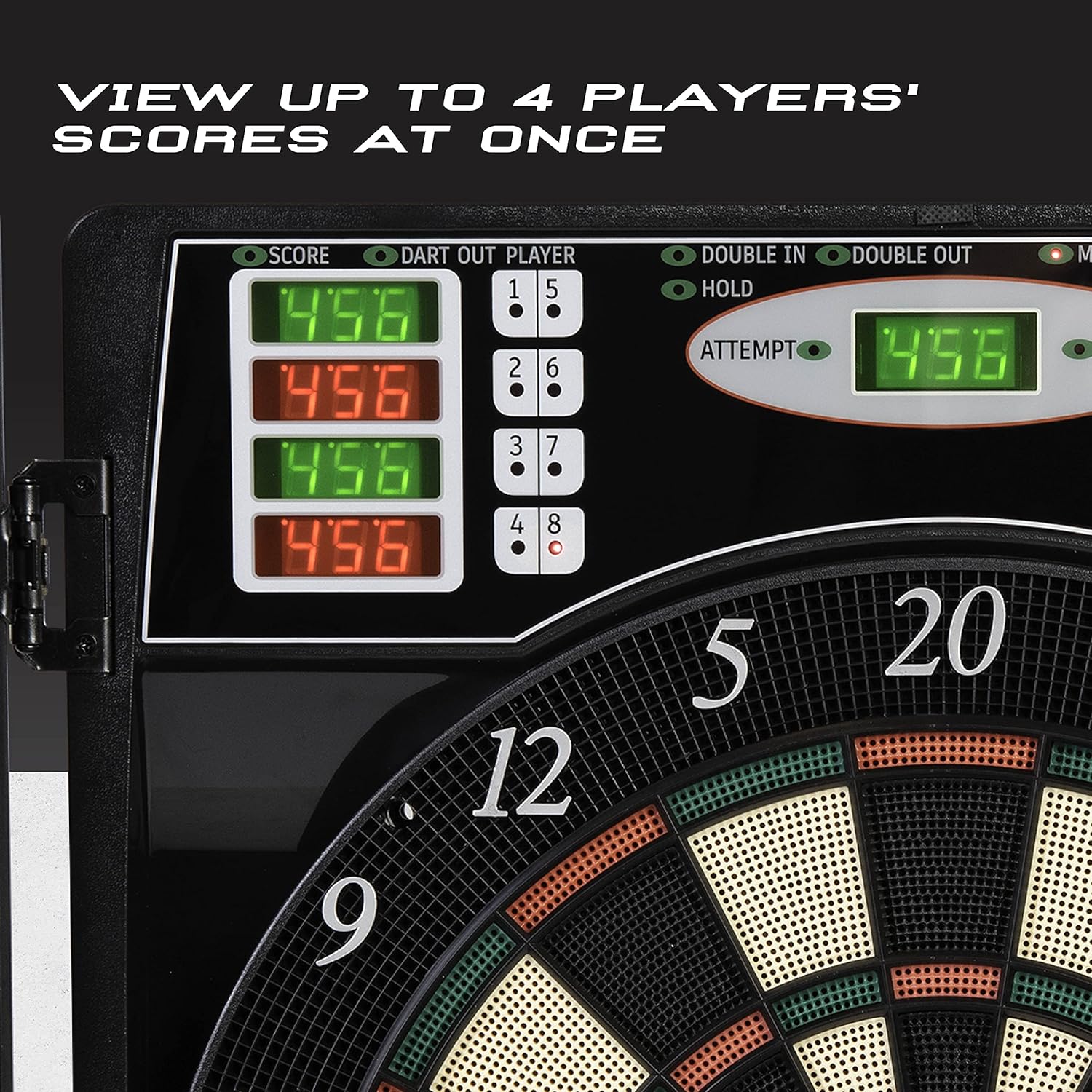Arachnid Titanium 5400 Electronic Dartboard and Cabinet : Sports & Outdoors