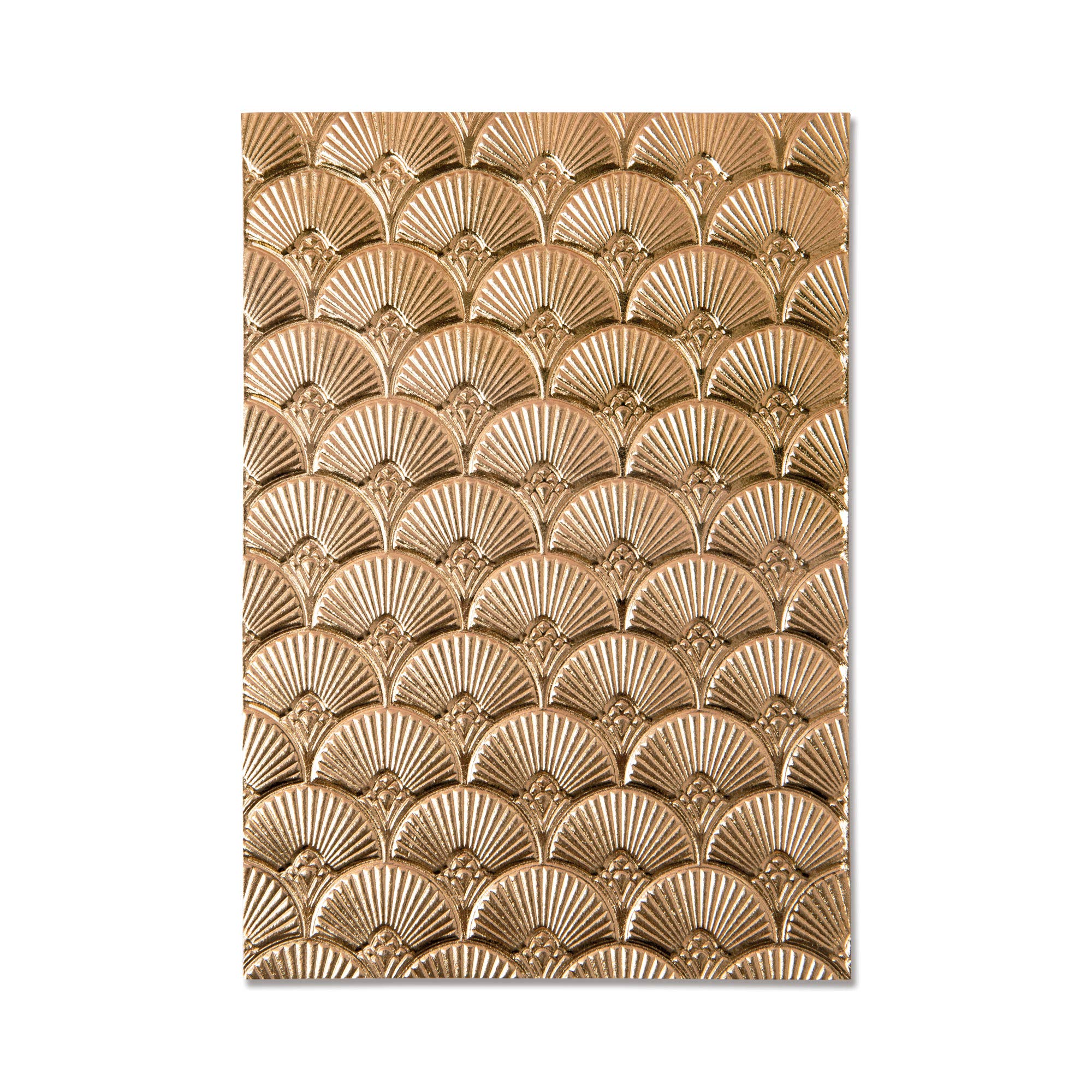 Sizzix 3-D Impressions Embossing Folder 664507 Art Deco by Kath Breen, One Size