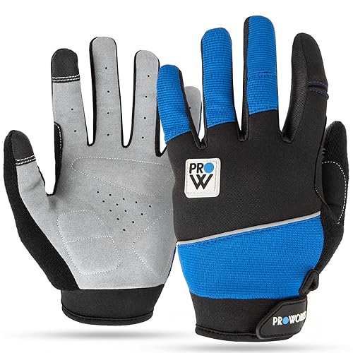 FDX Cycling Gloves Windproof Gel Padded Touchscreen Compatible Full