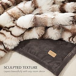 EverGrace Ultra Soft Luxury Fluffy Faux Rabbit Fur