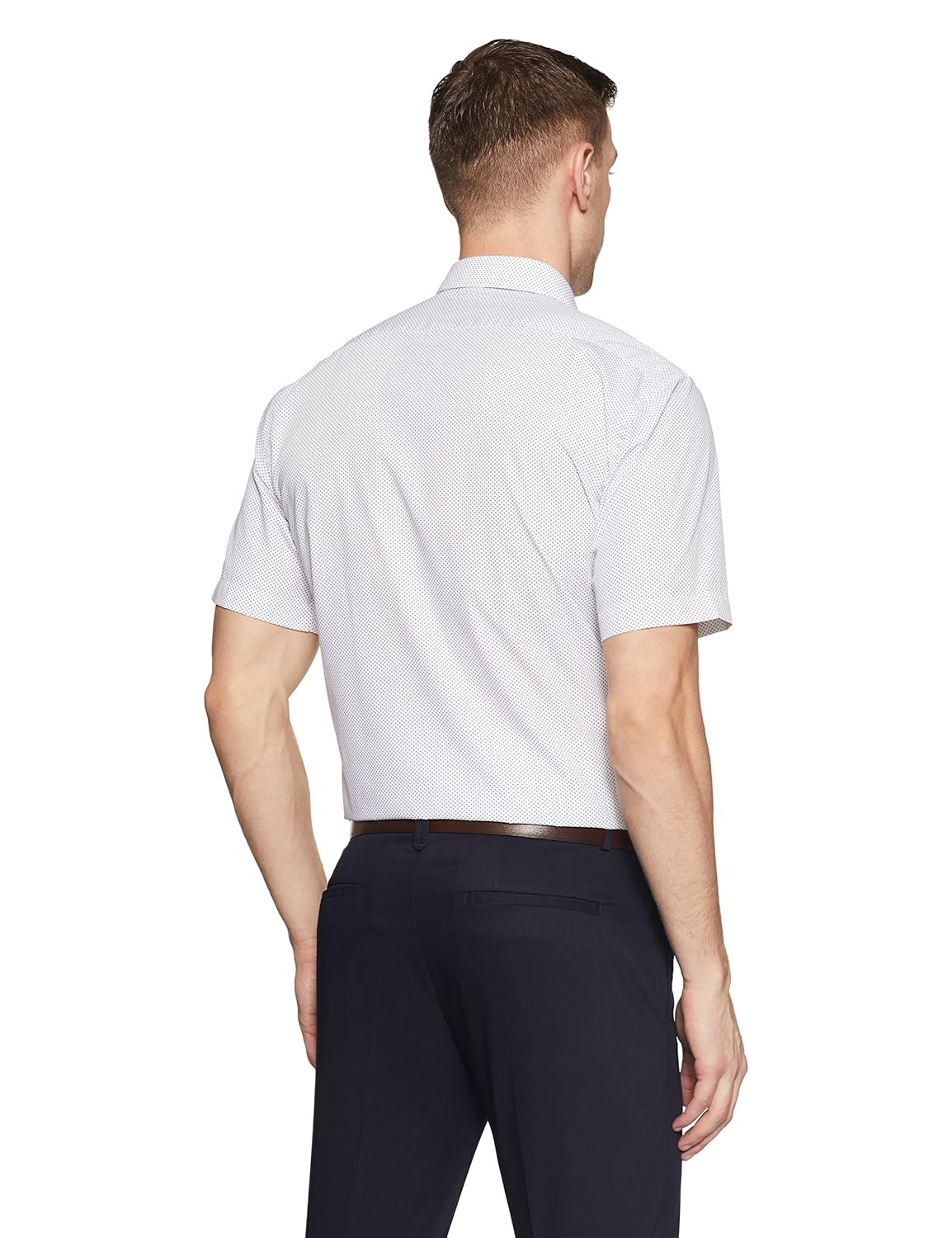 john players men's plain regular fit formal shirt