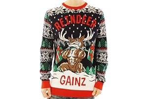 Ugly Christmas Party Knitted Ugly Christmas Sweater for Men and Women - Funny Santa