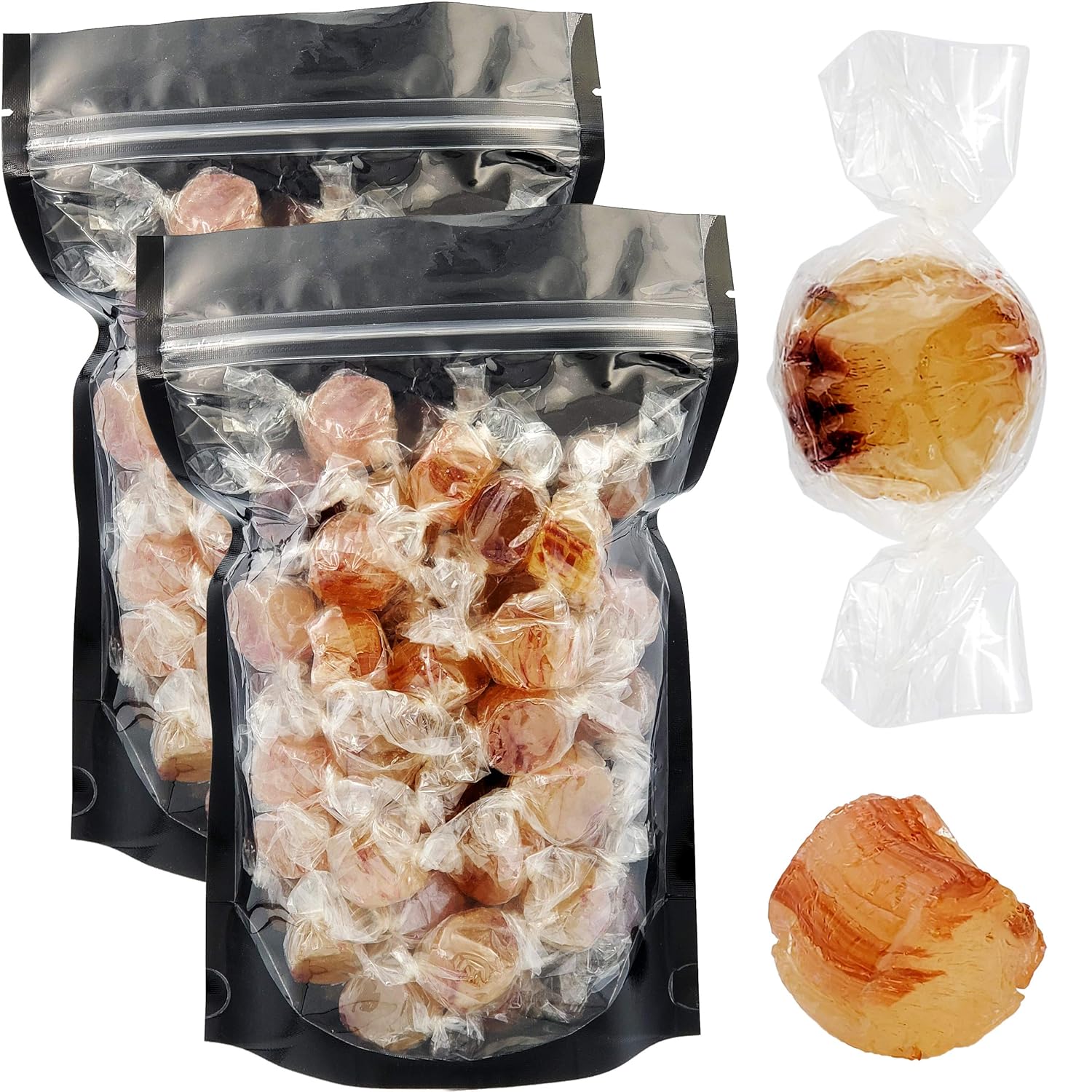 Ginger Cuts Round Hard Candy, Individually Wrapped (2