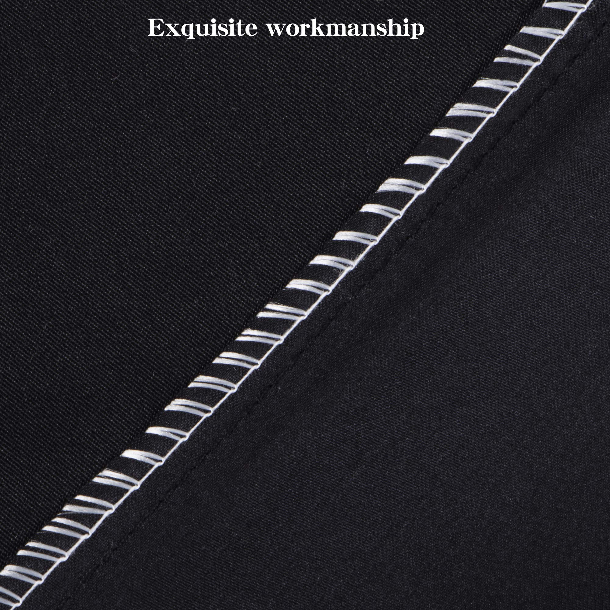 NTBAY Zippered Satin Pillow Cases for Hair and Skin, Luxury Queen Hidden Zipper Pillowcases Set of 2, 20x30 Inches, Black - Image 4