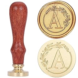 Yoption Letter Wax Seal Kit, Vintage Initial