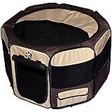 Pet Gear Travel Lite Octagon Pet Pen with Removable Top for Cats and Dogs