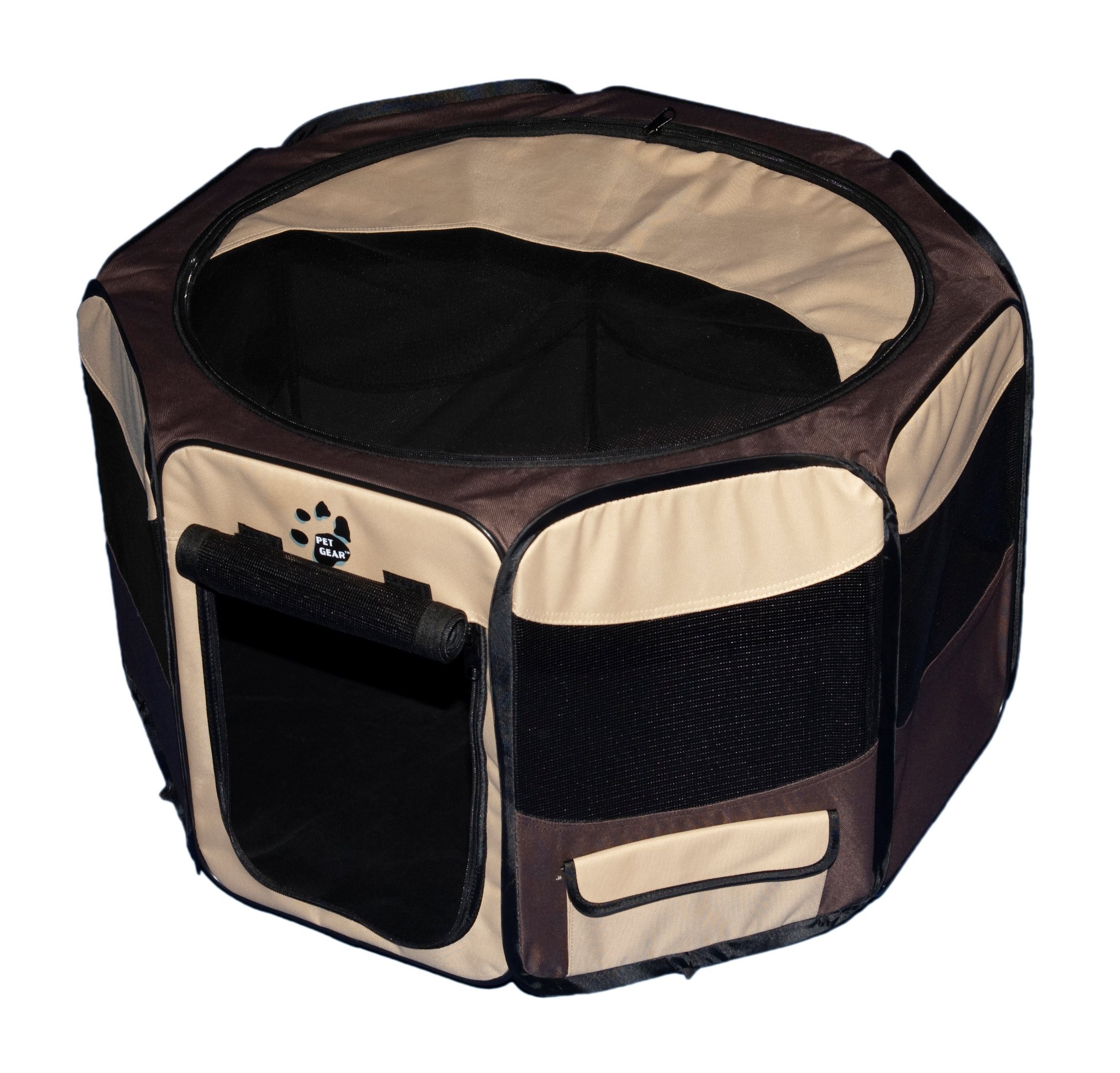 Pet Gear Travel Lite Portable Play Pen/Soft Crate with Removable Shade