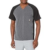 Carhartt Men's Men's 2-Tone Raglan Scrub Top