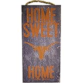 Fan Creations Texas Longhorns 6" x 12" Home Sweet Home Wood Sign