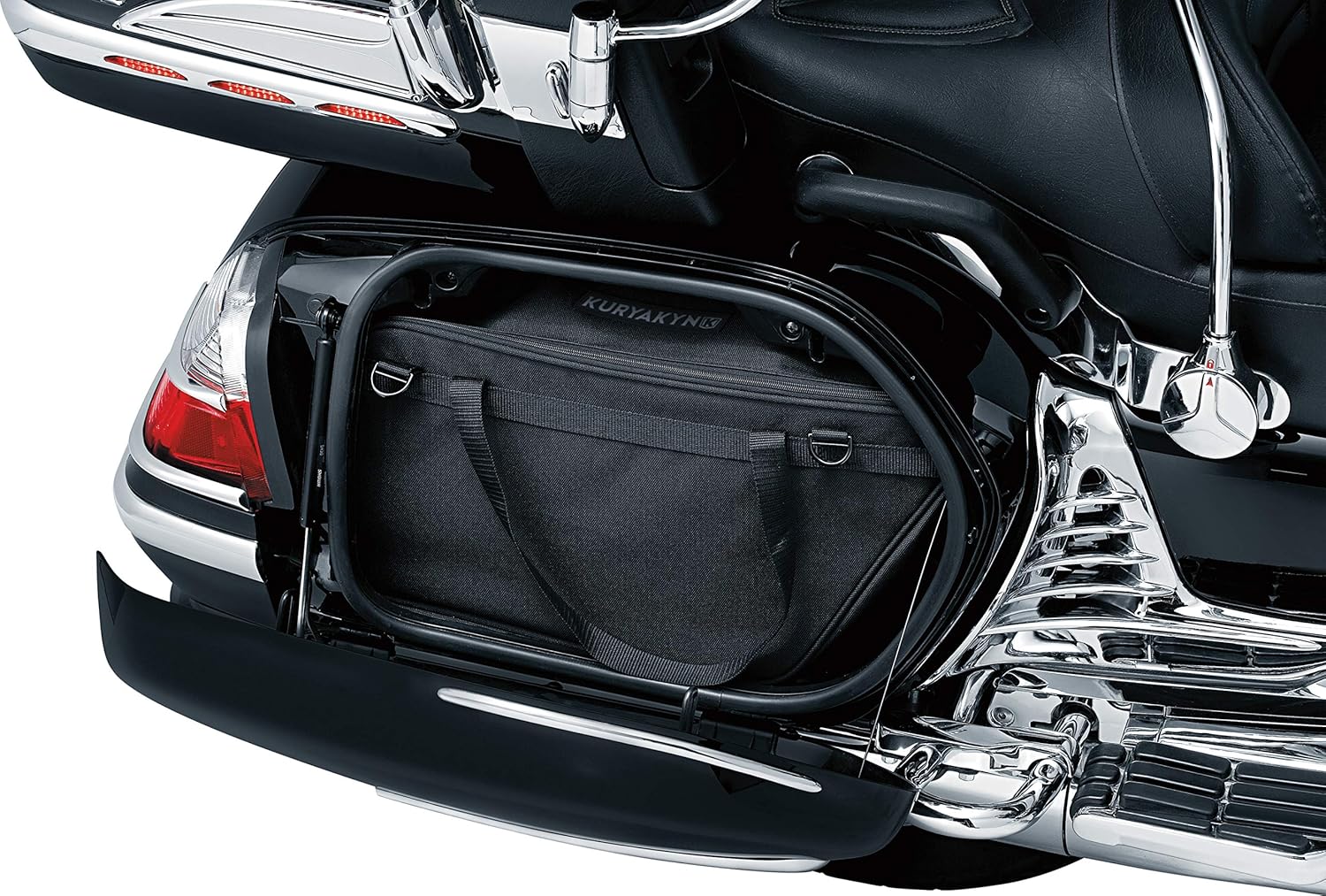 Kuryakyn 4170 Motorcycle Travel Luggage: Removable Saddlebag Liners with Carrying Handles and Removable Shoulder Straps, Black, 1 Pair: Automotive