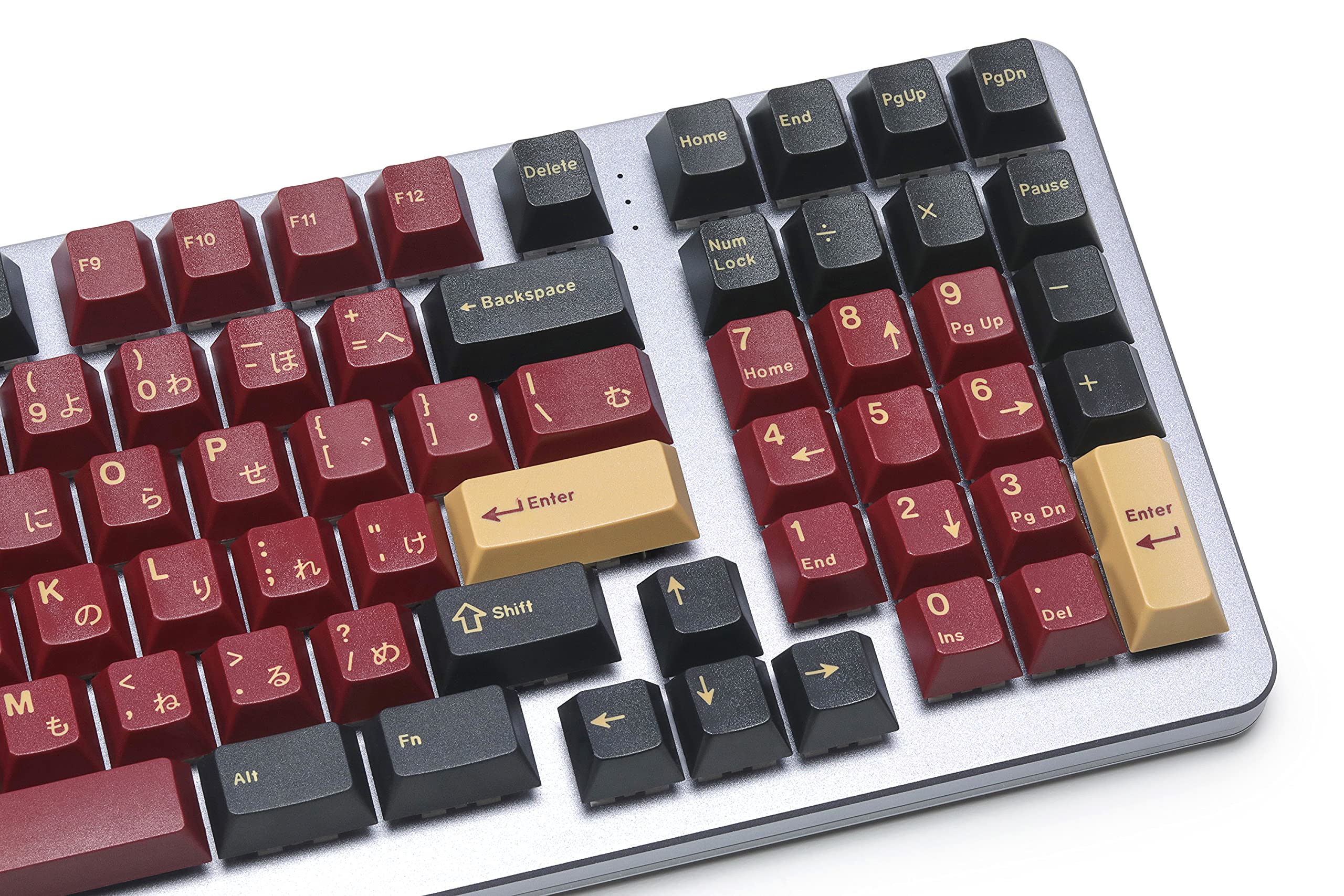 DROP + Redsuns GMK Red Samurai Keycap Set for Full-Size Keyboards - Compatible with Cherry MX Switches and Clones (1800 Layout 113-key Kit)