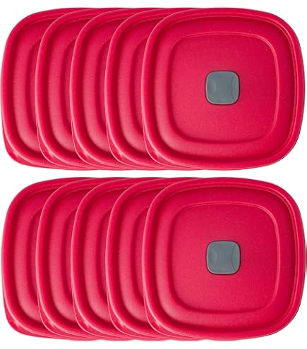 Tupperware Modular Mates Mini Seal Replacement Rectangle Lids #1793 Set
