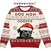 NAZENTI Dog Mom, Dog Mom Gifts For Women, Dog Mom Sweatshirt, Dog Mom Gifts, Dog Mom Shirt, Sweater Ugly Womens