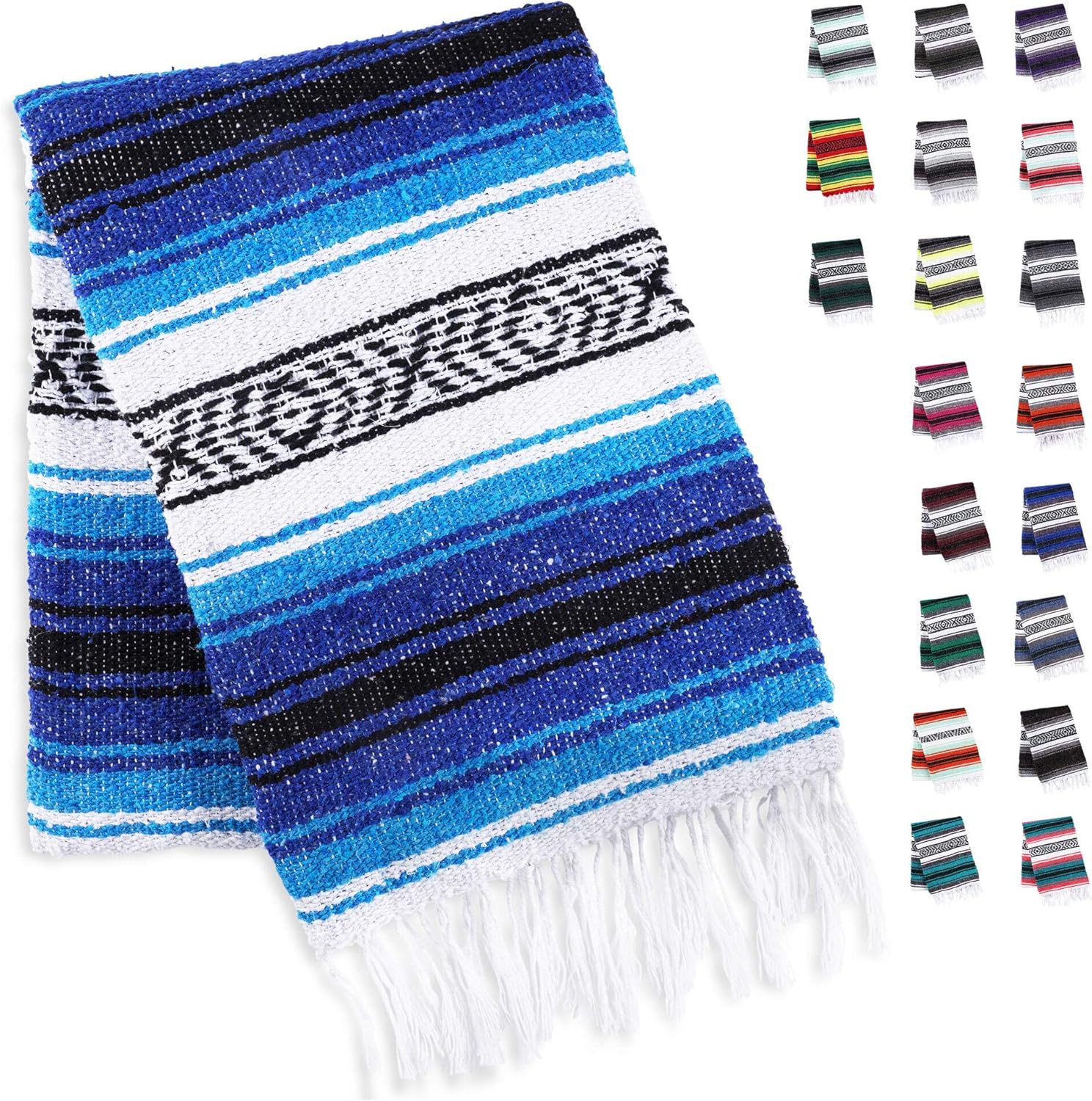Handcrafted Mexican Blankets, Artisanal Handwoven Serape