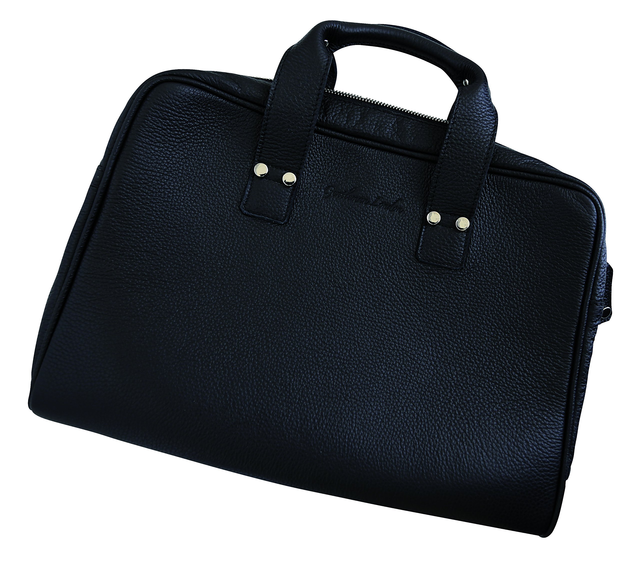 Gentleman London Briefcase, Black (Black) - CU2
