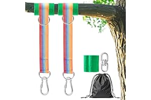 Werflyto Safe Tree Swing Hanging Straps Kit, 3FT/10FT/15FT/20FT, Heavy Duty Holds 5500LBS Extra Long Adjustable Tree Swing Straps, Easy & Fast Way to Hang Any Swing or Hammock(20 FT)