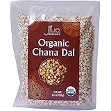 Jiva Organics Organic Chana Dal 2 Pound Bag - Split Desi Indian Chickpeas