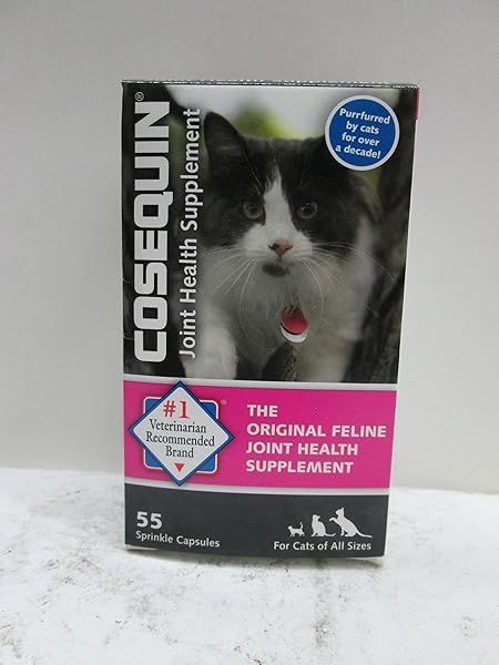 COSEQUIN JOINT SUPPLEMENT FOR CATS, CHICKEN FLAVOR – 55 CAPS, 2 PACK
