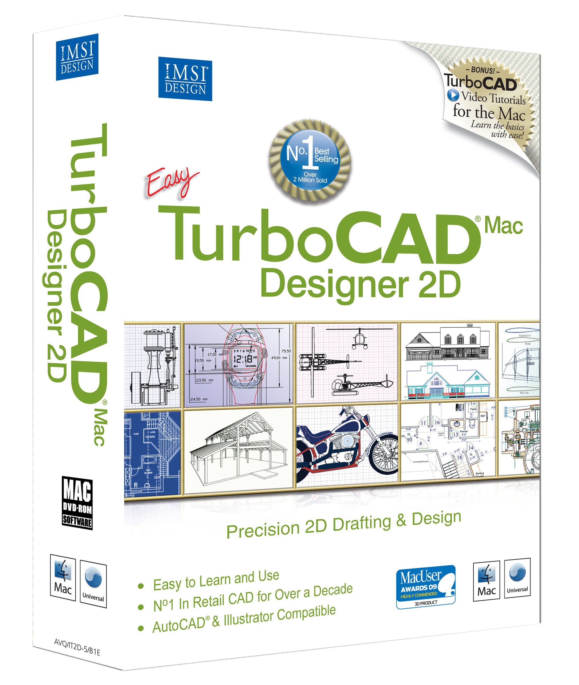 TurboCAD MAC Designer 2D V5 (Mac)