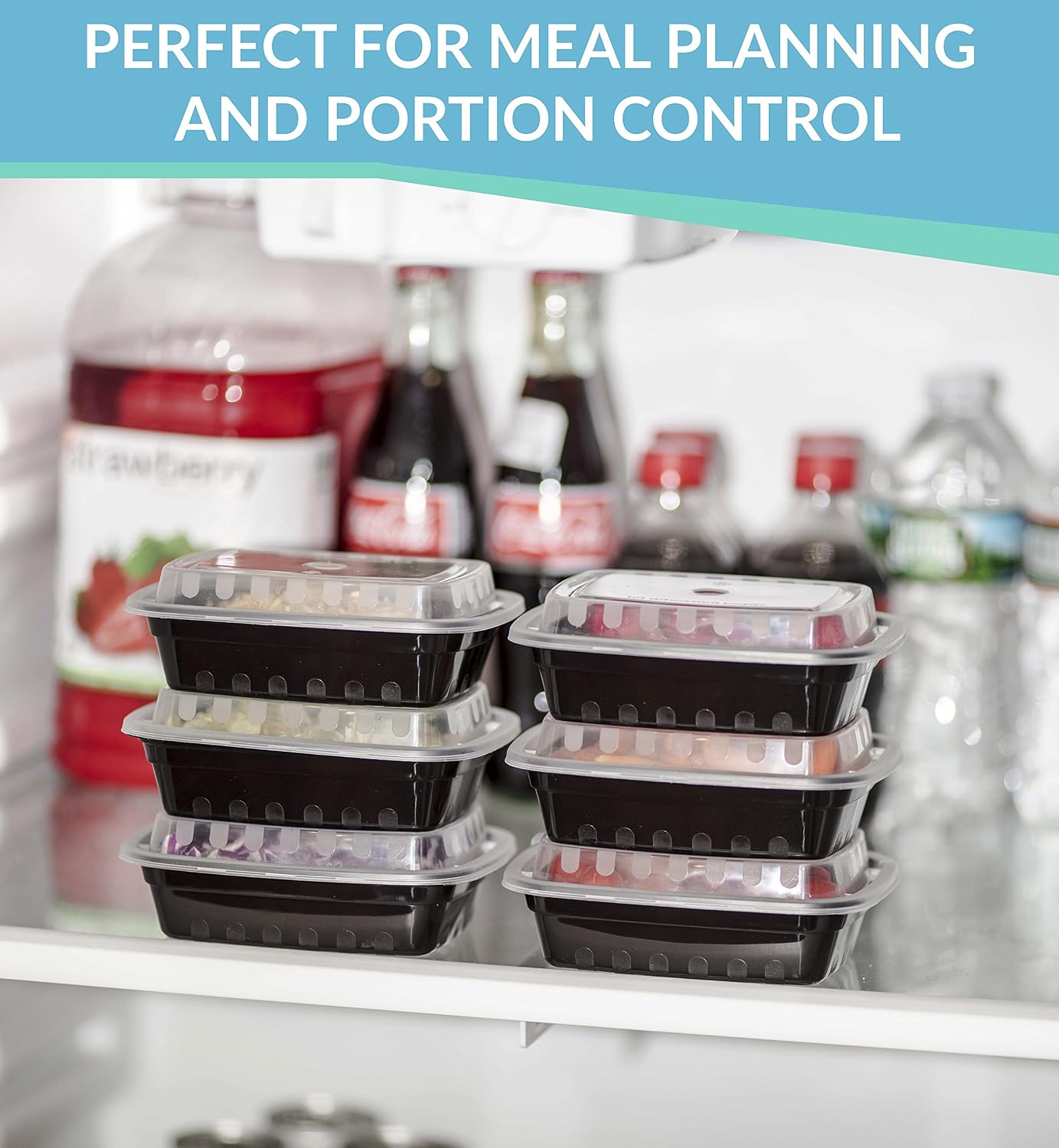 Premium SMALL meal prep containers - 25 Pack of 12OZ Mini Food Storage