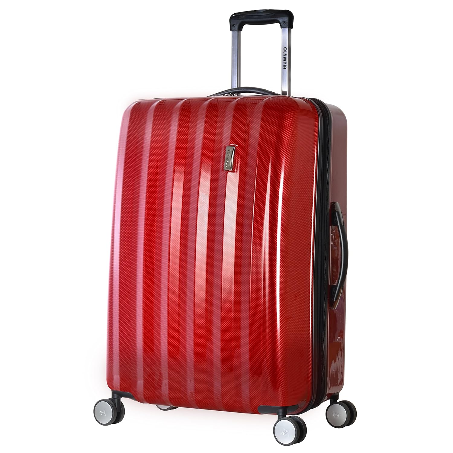 Olympia Titan 29 Inch Expandable LargeSize Hard Case Spinner, Red, One