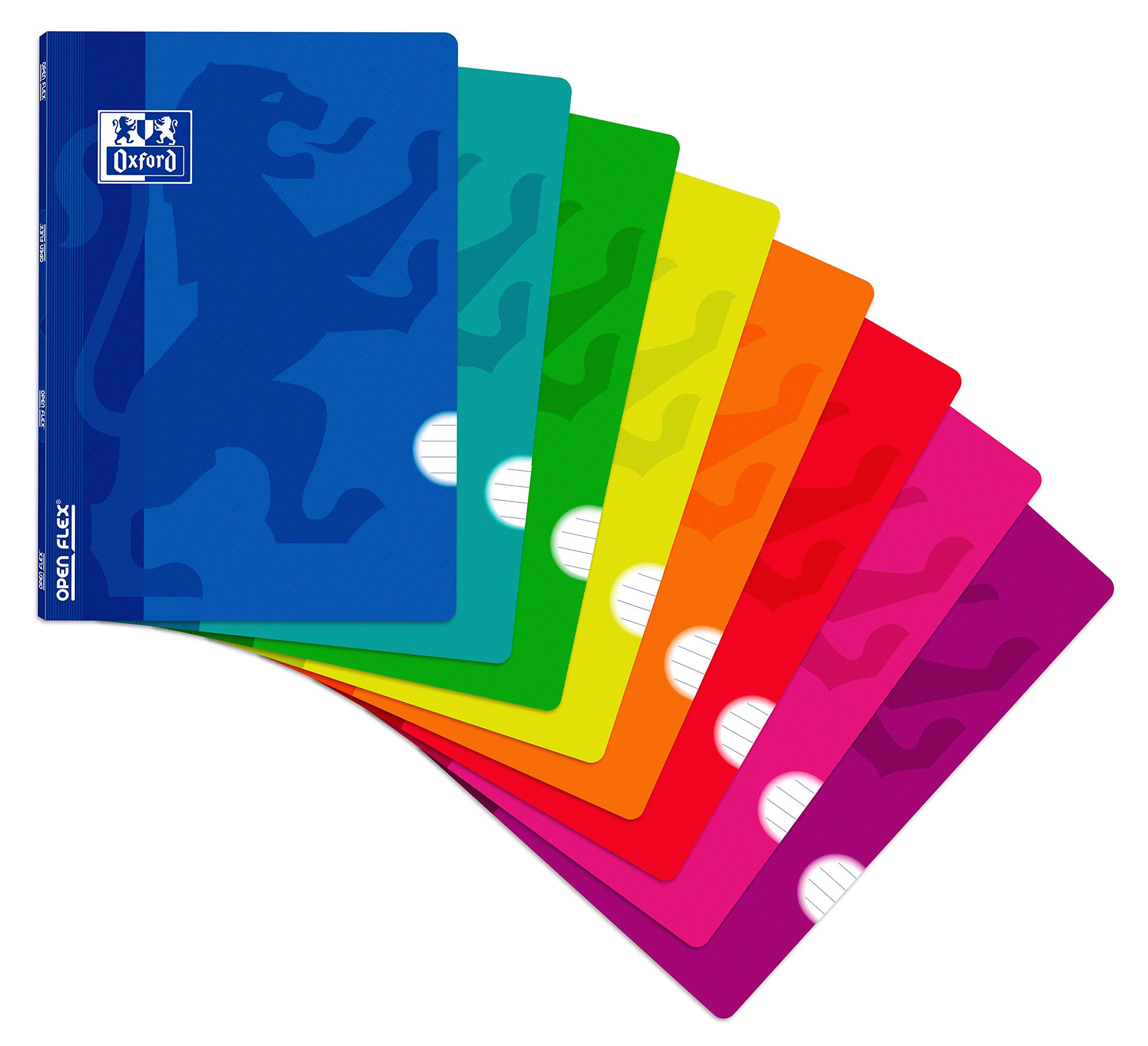 Oxford Stapled A4 48h Openflex 40 Ruled Notebook (Assorted Colors)