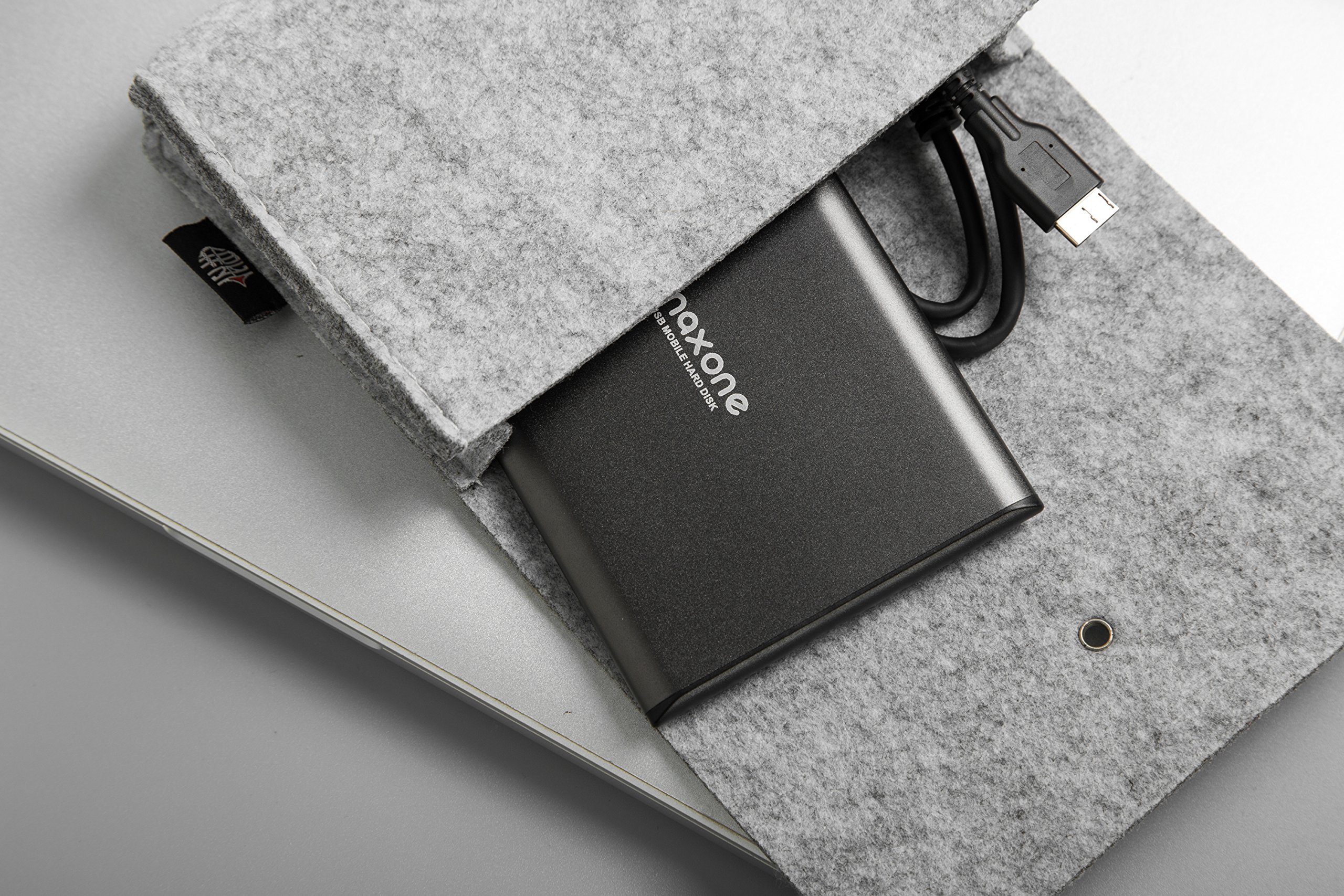 Hard Disk Esterno 160GB-2,5pollici ultrasottili HDD da USB 3.0 portatili per TV, PC, Mac, MacBook, Chromebook, Wii u, laptop, desktop, Windows (160GB, Charcoal)