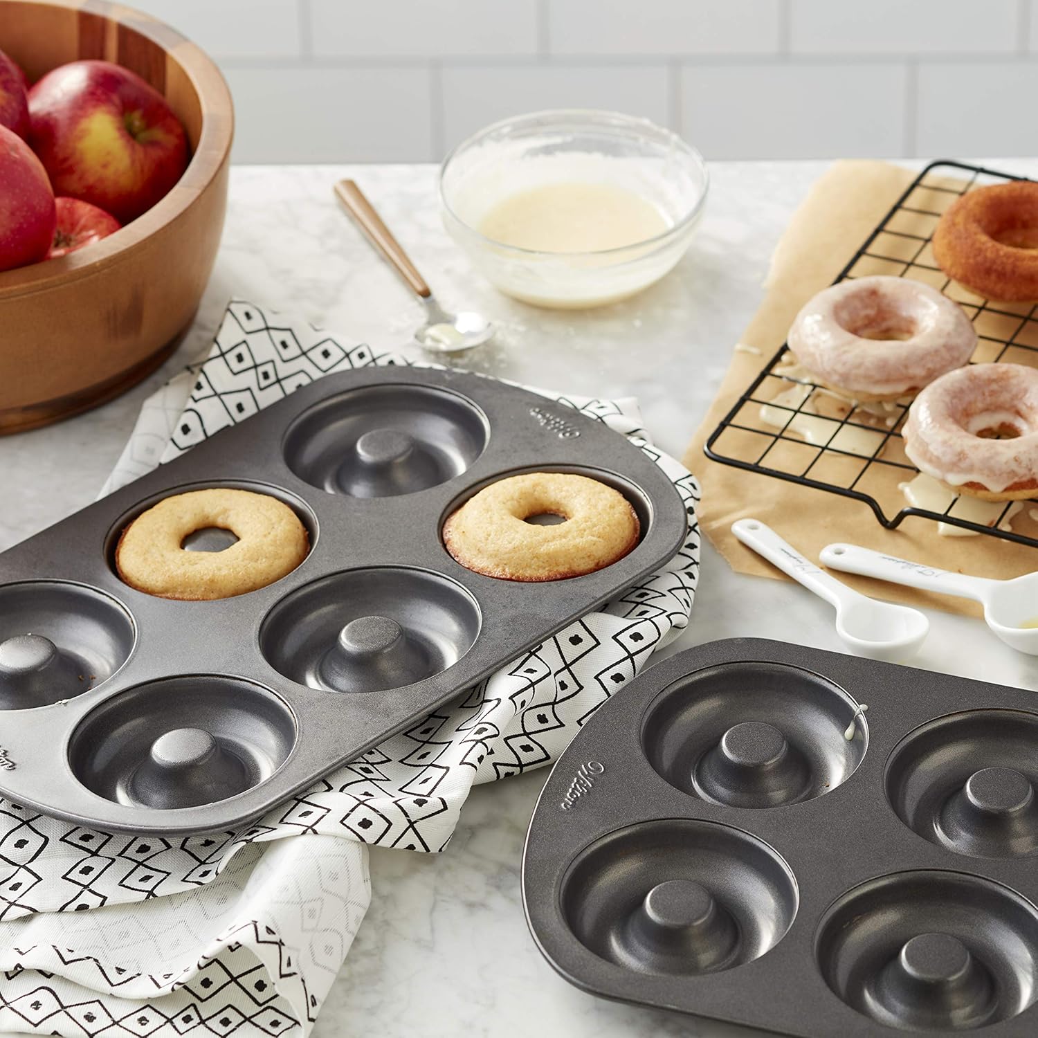 Wilton NonStick 6Cavity Donut Baking Pans, 2Count eBay