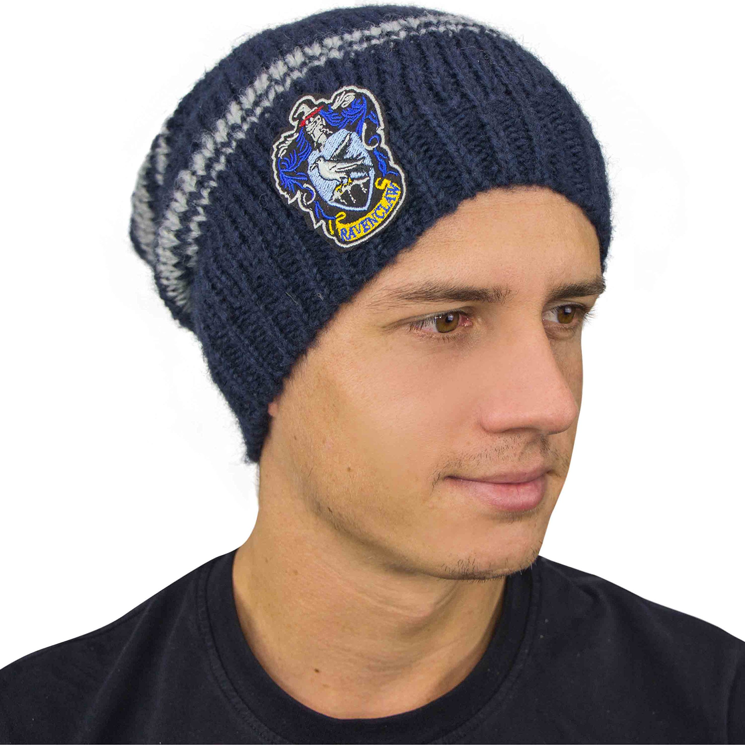 Cinereplicas - Harry Potter - Slouchy Beanie - Officially licensed - Ravenclaw - Blue & Grey