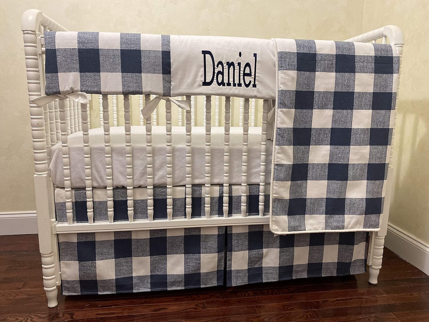 buffalo check nursery bedding