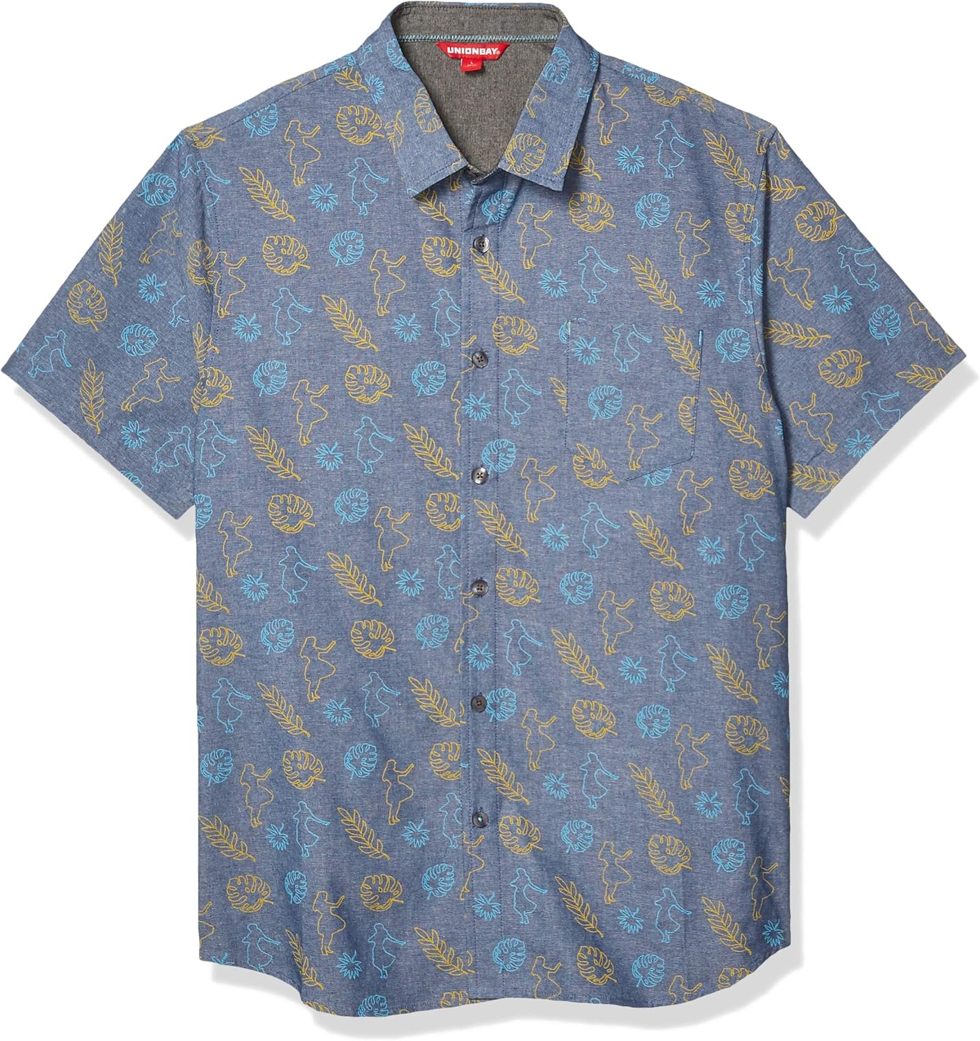 UNIONBAY Men's Button-up Woven Shirt: Clothing