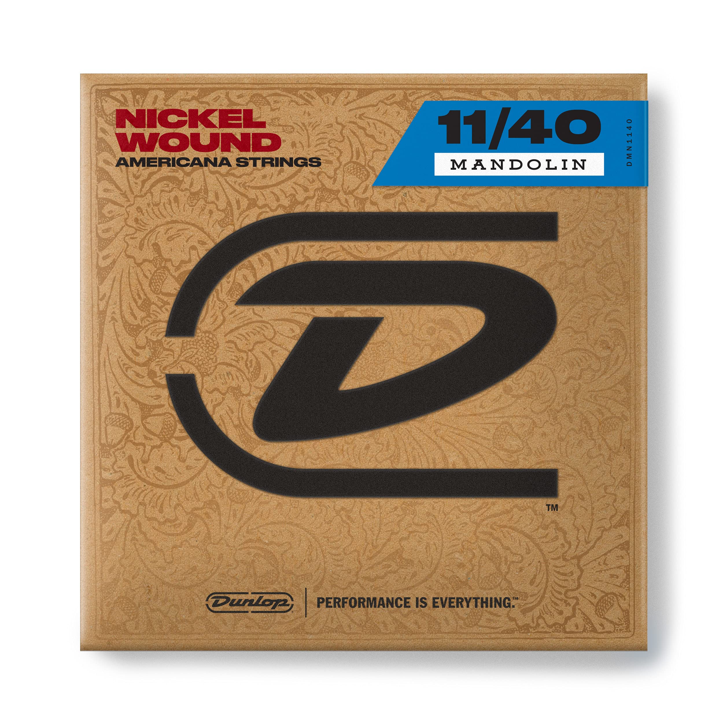 Dunlop DMN1140 Nickel Medium Mandolin Strings (Pack of 8)
