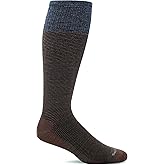 Sockwell Men's Bart Moderate Graduated Compression Sock, Bark - M/L