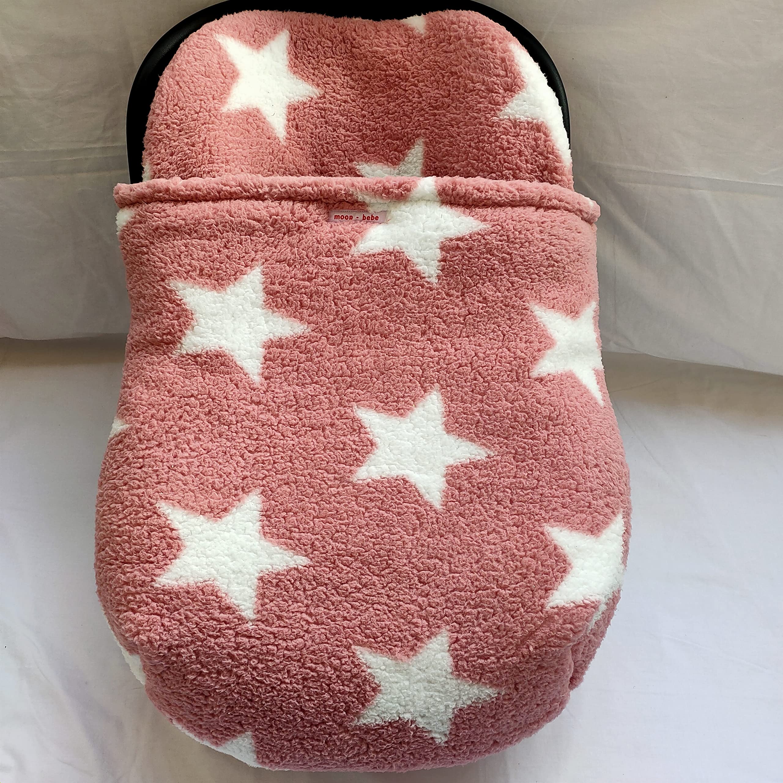 moon-bebe Universal Sleeping Bag Group 0 Mattress + Lid (Pink)