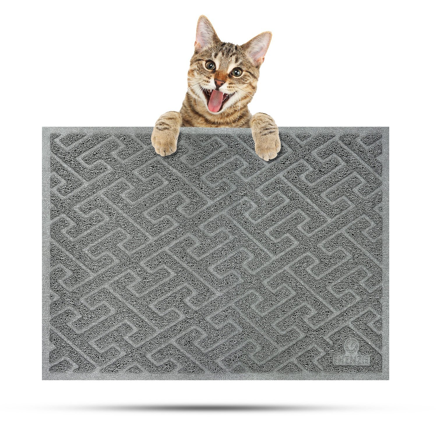 Non Slip Cat Litter Mat Scatter Control And BPA Free Soft On Sensitive