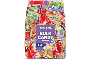CANDYLISH Bulk Candy Variety Pack, 2 LB - Assorted Individually Wrapped Treats with, Now and Later, And More | Candy for Kids' Parties, Pinatas, Snack Lovers | Family-Friendly Assortment