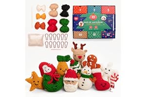 Red Heart Advent Calendar Multi Color Yarn - 1 Pack of 14.53oz/412g - 100% Acrylic - #4 Worsted (Medium) - - Knitting/Crochet