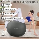 Fitvids Signature Anti-Burst Exercise Ball 2000 lb 19-22 in M Quick Pump view 5