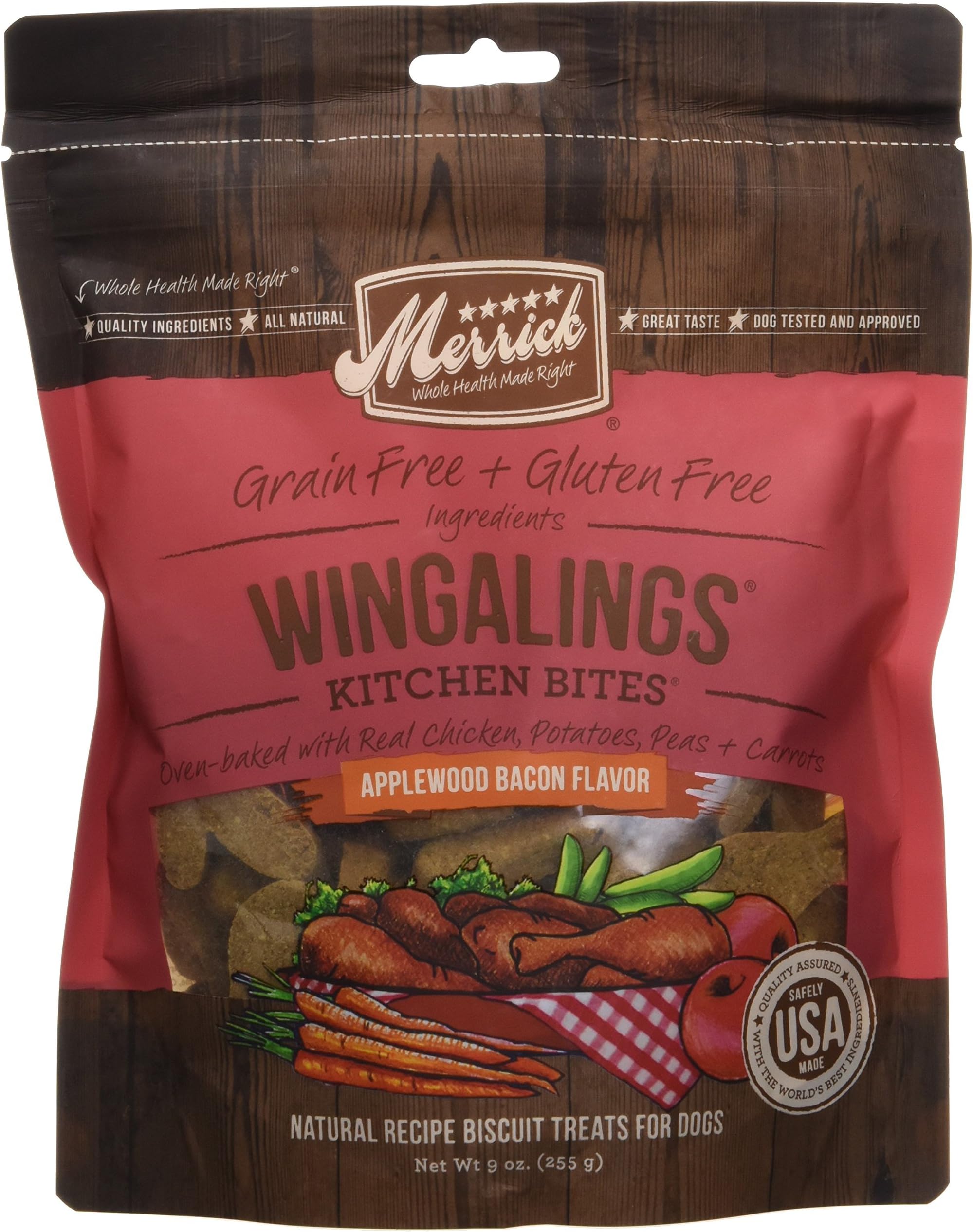 Merrick Oven Baked Natural Crunchy Dog Treats Crafted in the USA