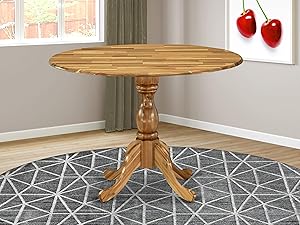 East West Furniture DMT-ANA-TP Dining Table, 42