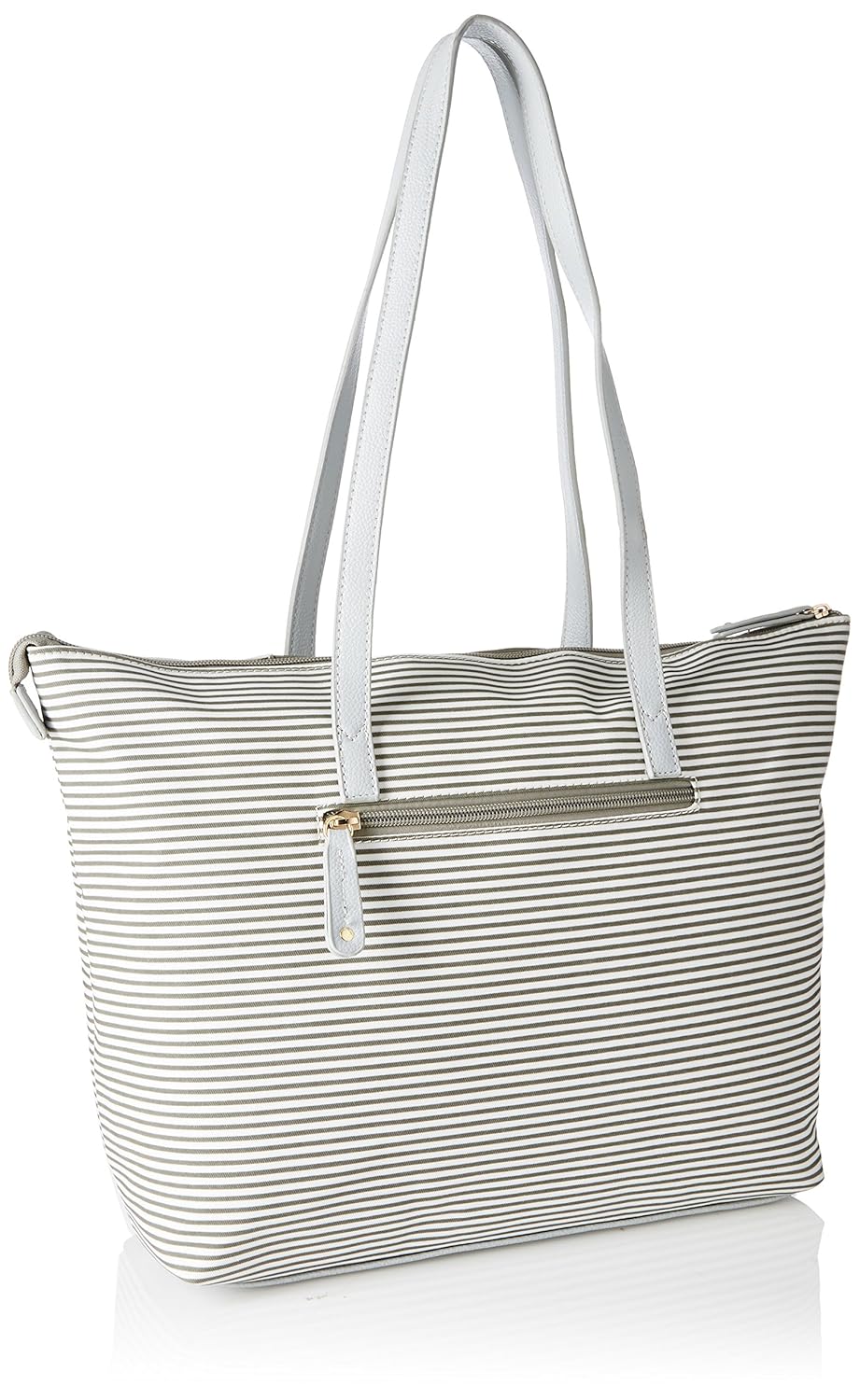 caprese eva women's tote bag (grey and white)