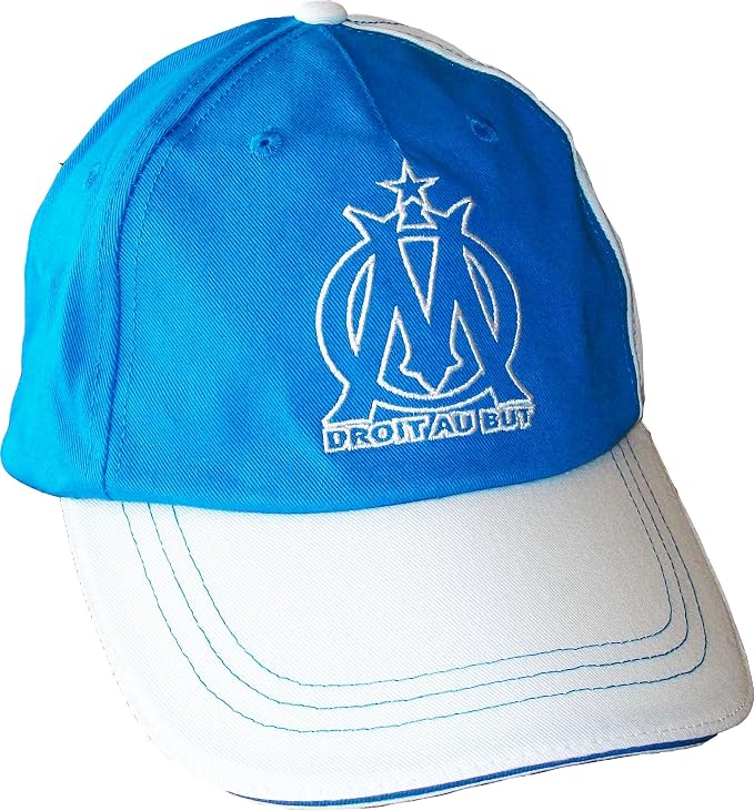 Casquette Olympique De Marseille Pour Enfant - Taille Réglable - Collection Officielle OM