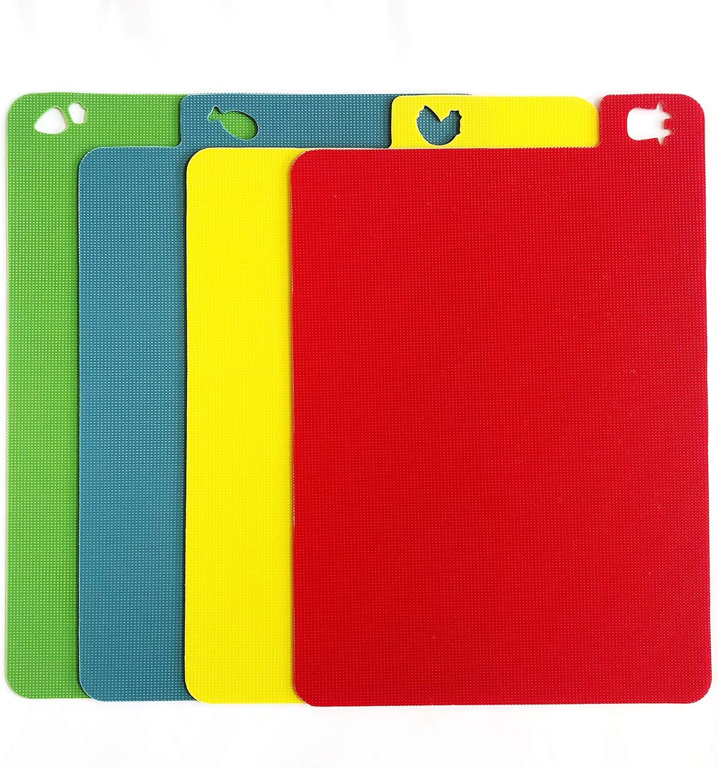 Flexible Plastic Chopping Board Set Colour Coded Cutting Boards